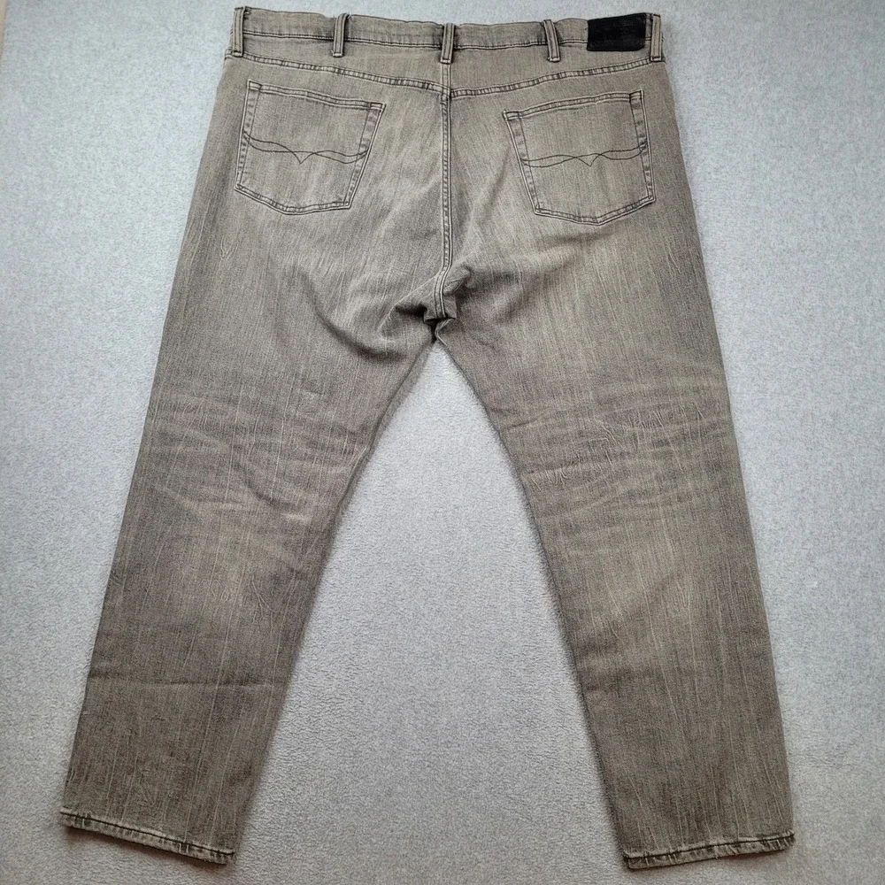 Polo Ralph Lauren Varick Slim Straight Mens 44x30 Gray Stretch Denim Jeans